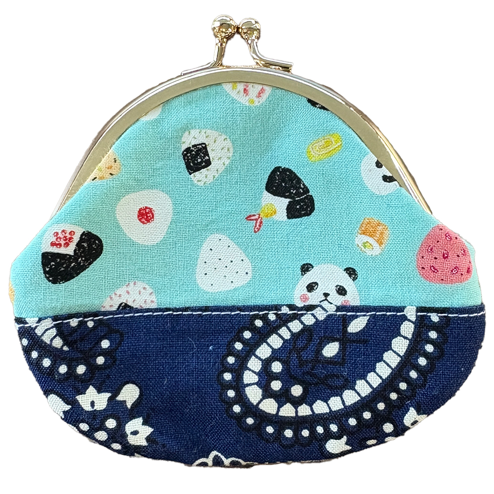 がま口ポーチ 中