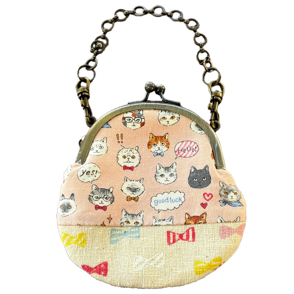 がま口ポーチ・チェーン付 中