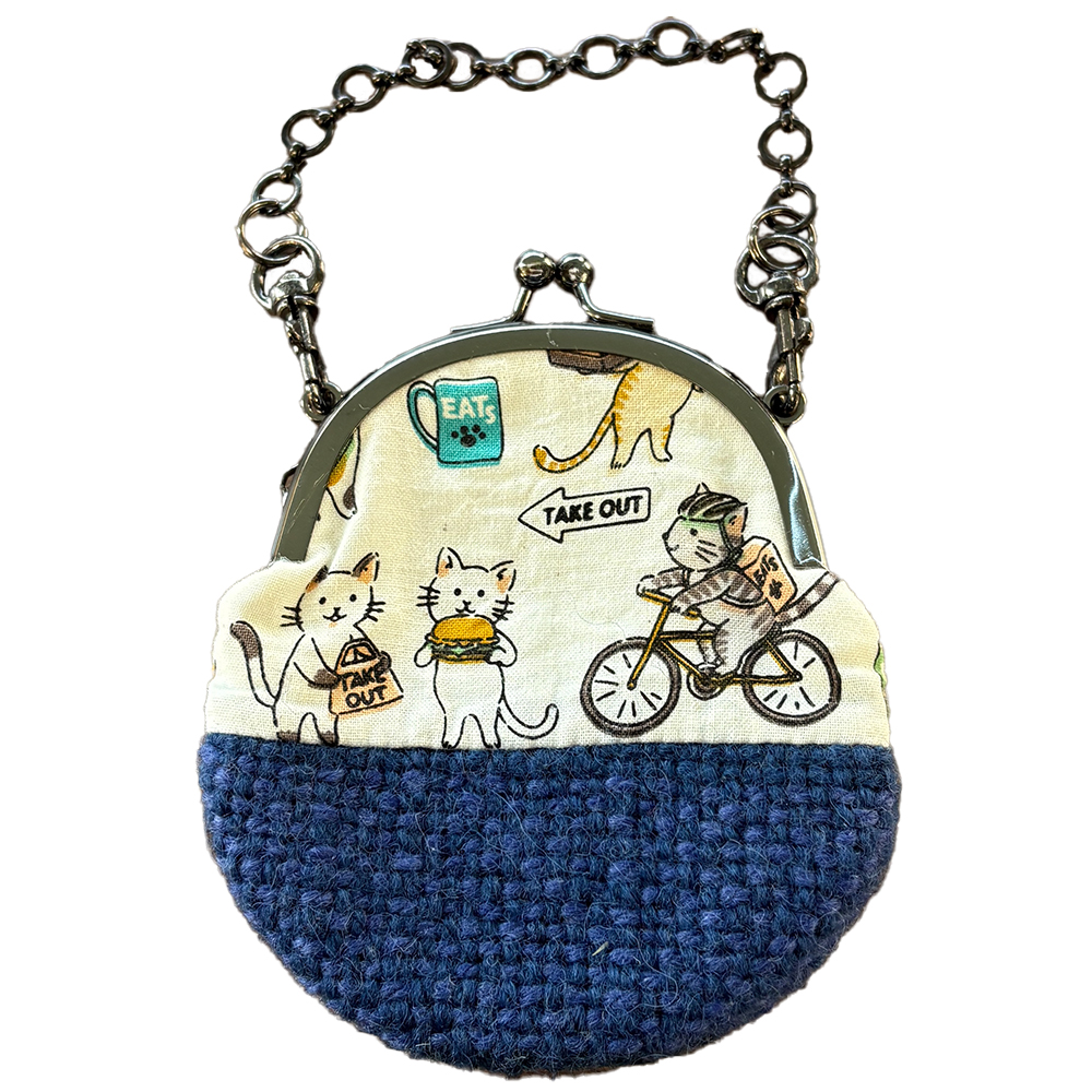 がま口ポーチ・チェーン付 中