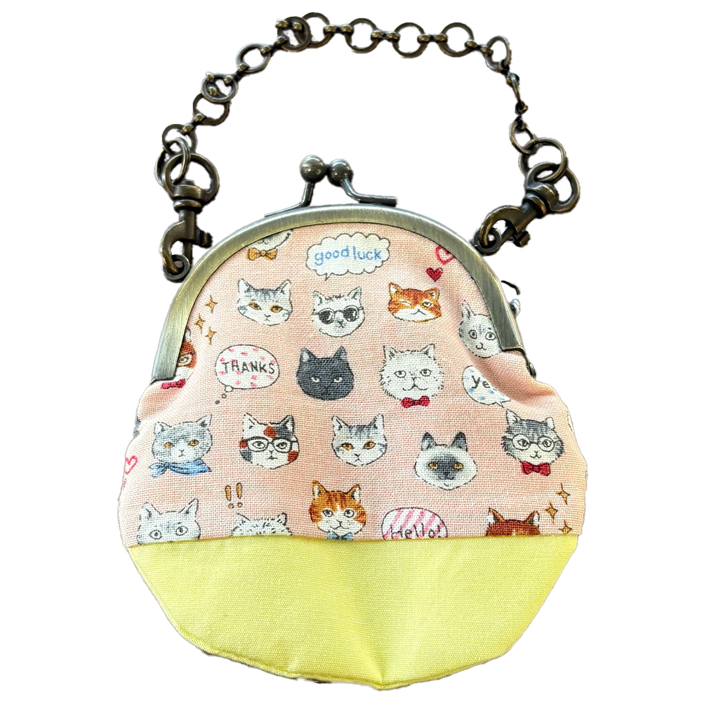 がま口ポーチ・チェーン付 中