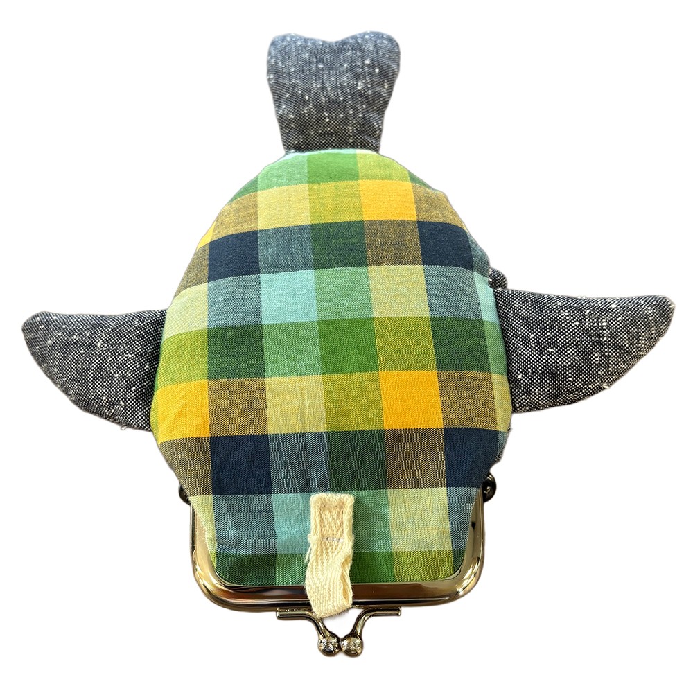 がま口ポーチ・ジンベイザメ型 中