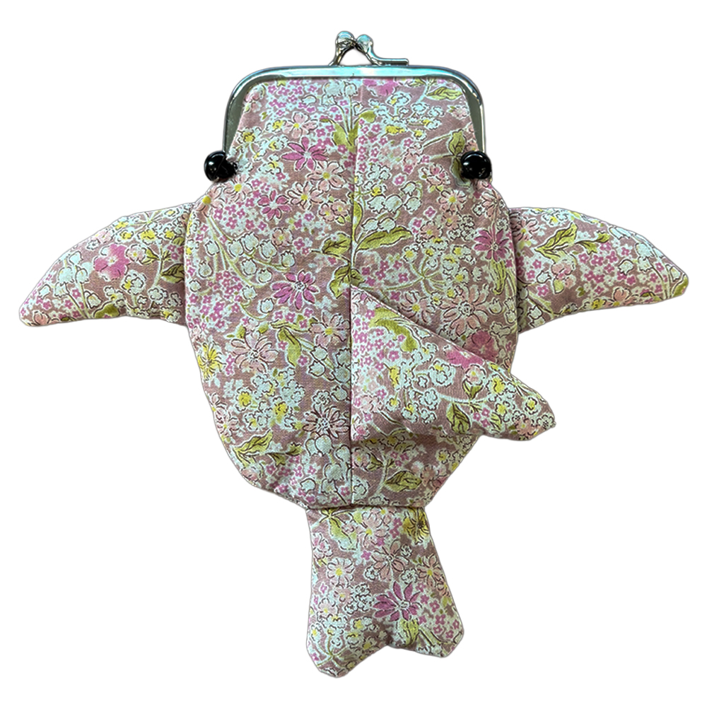 がま口ポーチ・ジンベイザメ型 中