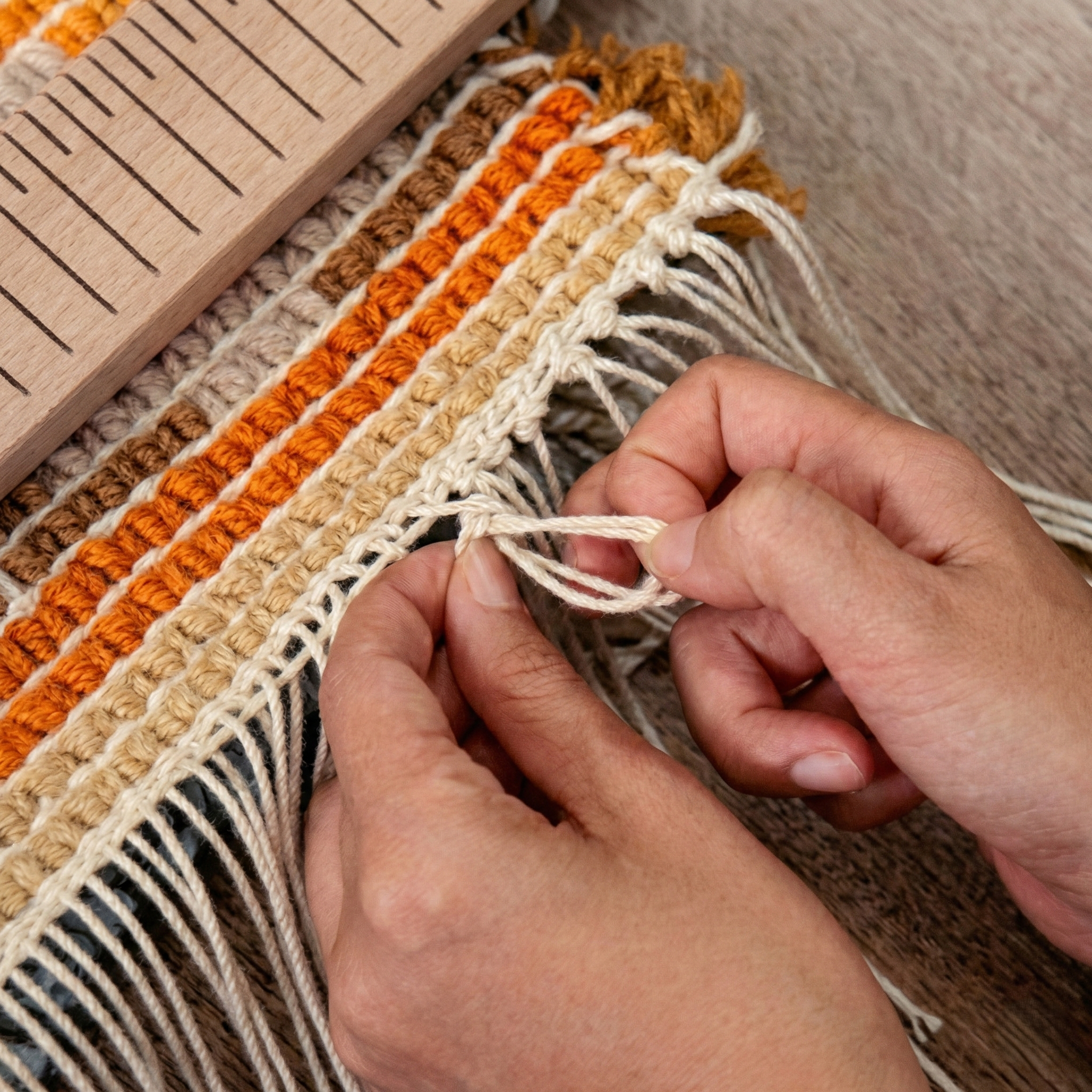 ノッティング織り6